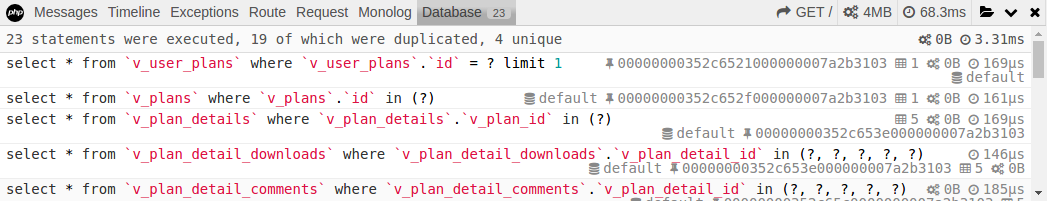 phpdebugbar